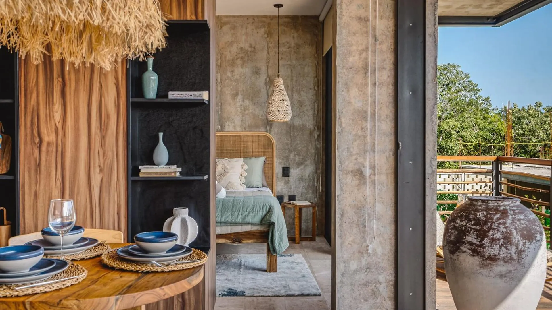 1 Bedroom On Cenote Largest Gym Coworking Tulum Apartment